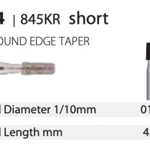 Diamond Bur - Round Edge Taper Short - Coarse (Green) 019 (Pack of 10)