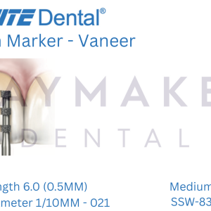 SS White - Diamond Bur - Depth Marker 0.5mm - Medium (Blue) 021 (Pack of 10) (FG834021)