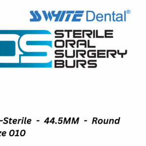 SS WHITE - Surgical - Tungsten Carbide - 44.5MM - Round - HP - 10 (027) (Pack of 5) (310055)