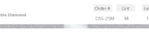 Double Sided Solid Medium Diamond Strips Finishing (IPR) 2.5MM - Medium