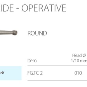 Tungsten Carbide - Friction Grip - Round size 02 (Pack of 10)