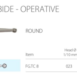 Tungsten Carbide - Friction Grip - Round size 08 (Pack of 10)