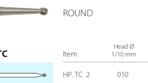 Surgical - Tungsten Carbide - Long Round - HP - 2 (Pack of 5)