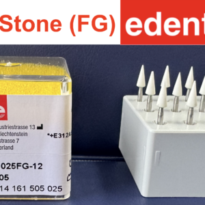 Edenta - Whitestones - High Speed FG - Pointed Cone - Pack of 12