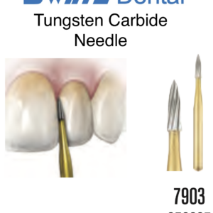 SSW - Tungsten Carbide - Needle - 12 Blades - Trimmer / Finisher Pack of 10 (350097)